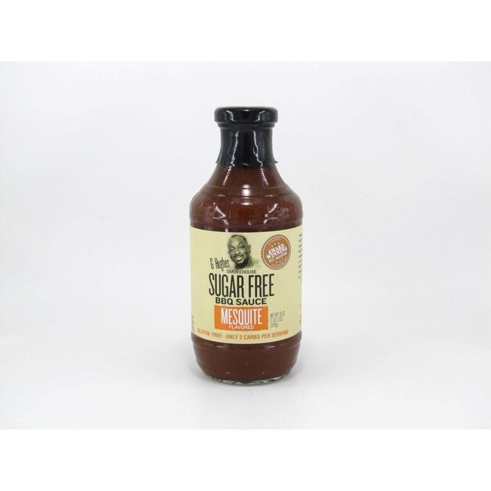 G HUGHES G Hughes Sugar Free Mesquite Bbq Sauce, 18 Oz