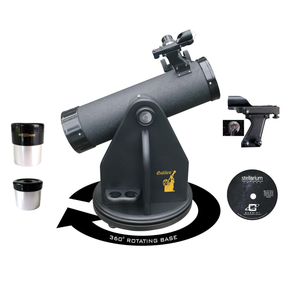 Galileo 500mm x 80mm Tabletop Dobsonian Astronomical Reflector Telescope - Galileo