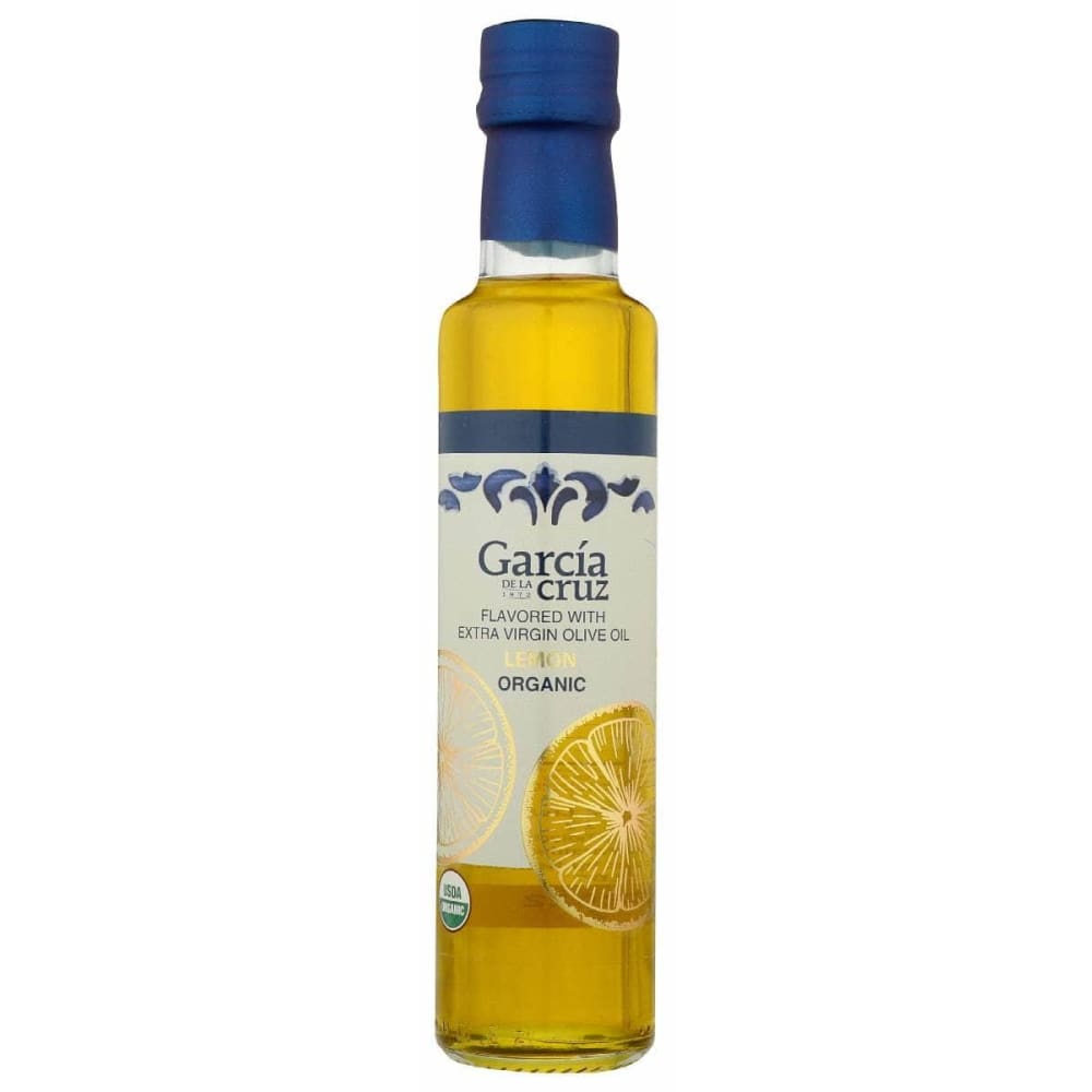 GARCIA DE LA CRUZ Grocery > Cooking & Baking > Cooking Oils & Sprays GARCIA DE LA CRUZ: Lemon Flavored Organic Extra Virgin Olive Oil, 8.4 fo