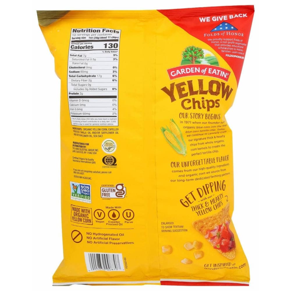 GARDEN OF EATIN Garden Of Eatin Chip Tortilla Yellow, 10 Oz