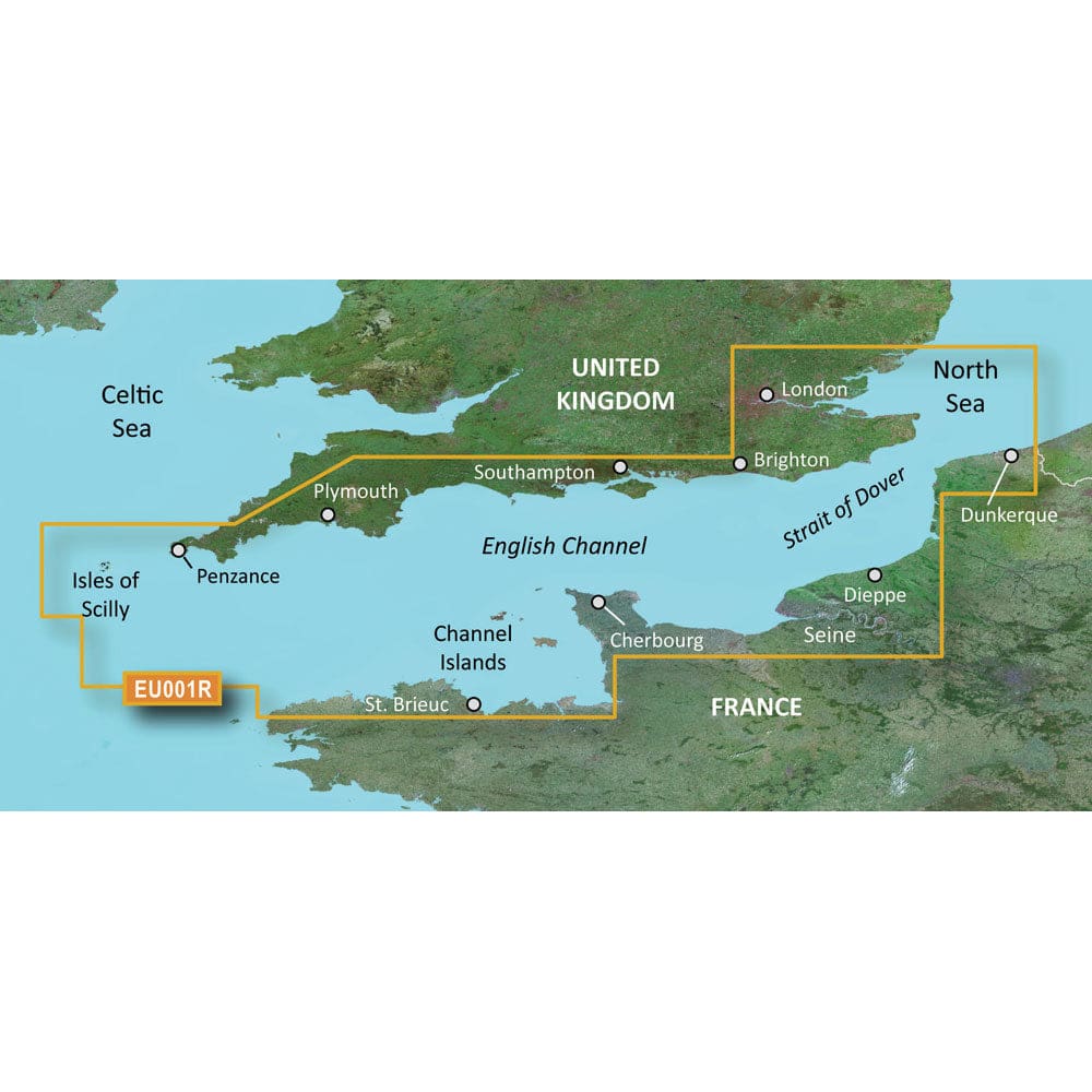 Garmin BlueChart® g3 HD - HXEU001R - English Channel - microSD™/ SD™ - Cartography | Garmin BlueChart Foreign - Garmin