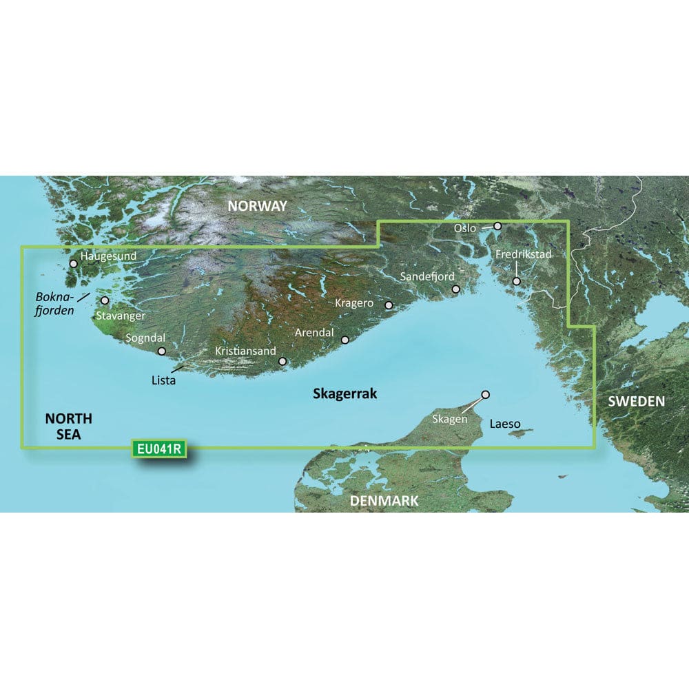 Garmin BlueChart® g3 HD - HXEU041R - Oslo - Skagerak - Haugesund - microSD™/ SD™ - Cartography | Garmin BlueChart Foreign - Garmin