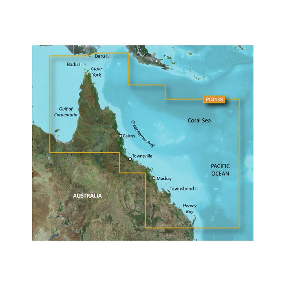 Garmin BlueChart® g3 HD - HXPC413S - Mornington Island - Hervey Bay - microSD™/ SD™ - Cartography | Garmin BlueChart Foreign - Garmin