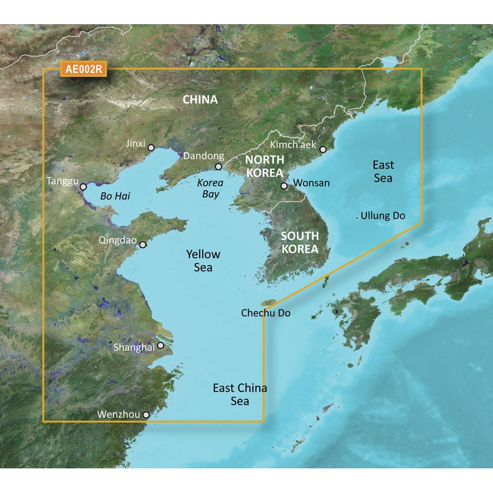 Garmin BlueChart® g3 Vision® HD - VAE002R - Yellow Sea - microSD™/ SD™ - Cartography | Garmin BlueChart Vision Foreign - Garmin