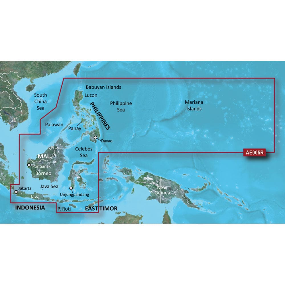 Garmin BlueChart® g3 Vision® HD - VAE005R - Philippines - Java Mariana Is. - microSD™/ SD™ - Cartography | Garmin BlueChart Vision Foreign -