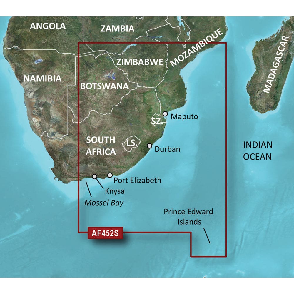 Garmin BlueChart® g3 Vision® HD - VAF452S - Knysna SA to Beira MZ - microSD™/ SD™ - Cartography | Garmin BlueChart Vision Foreign - Garmin