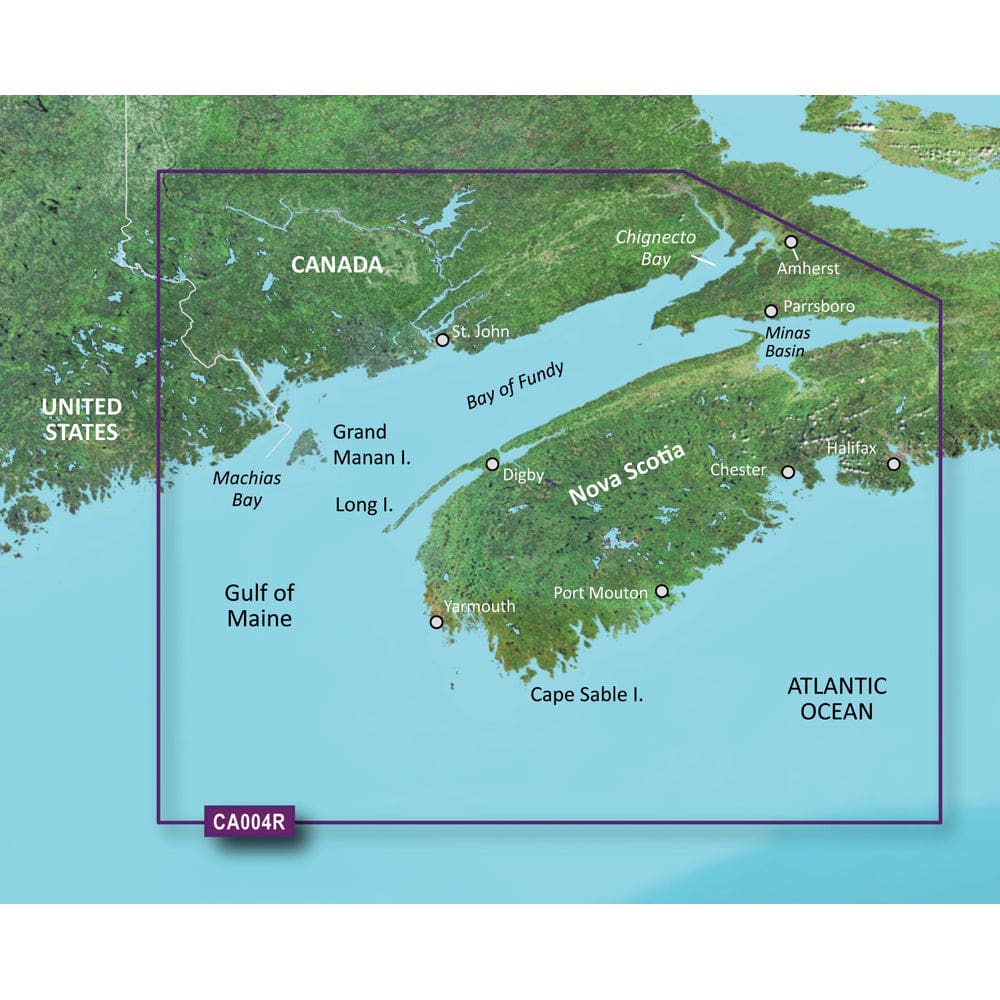 Garmin BlueChart® g3 Vision® HD - VCA004R - Bay of Fundy - microSD™/ SD™ - Cartography | Garmin BlueChart Vision Foreign - Garmin