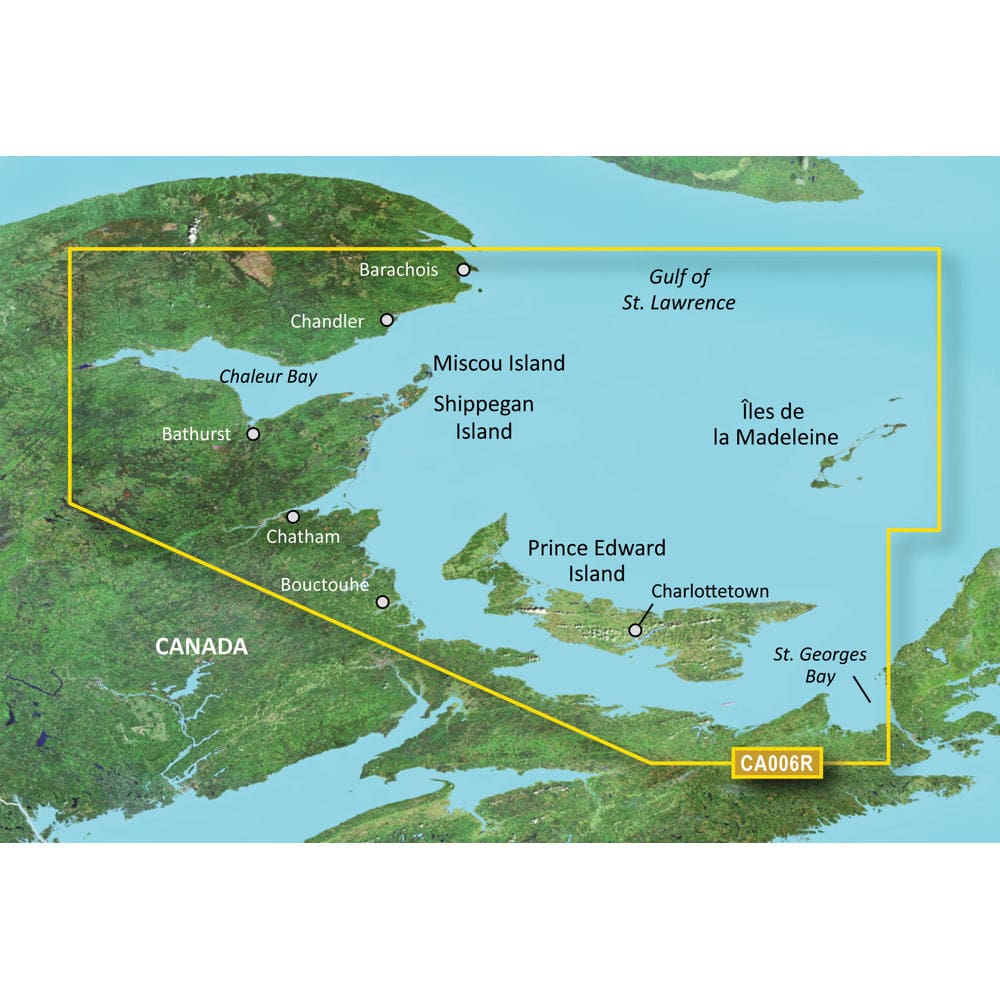 Garmin BlueChart® g3 Vision® HD - VCA006R - P.E.I. to Chaleur Bay - SD Card - Cartography | Garmin BlueChart Vision Foreign - Garmin