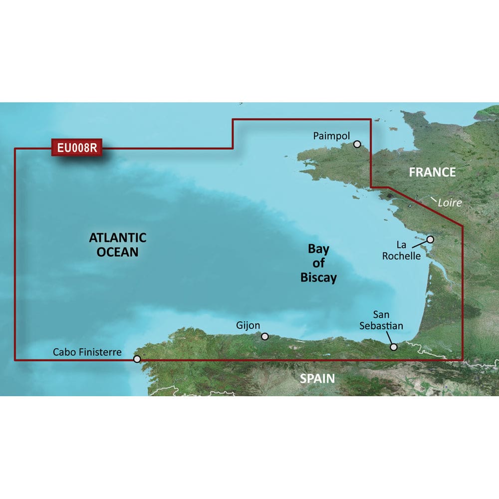 Garmin BlueChart® g3 Vision® HD - VEU008R - Bay of Biscay - microSD™/ SD™ - Cartography | Garmin BlueChart Vision Foreign - Garmin