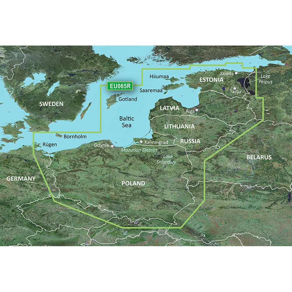 Garmin BlueChart® g3 Vision® HD - VEU065R - Baltic Sea East Coast - microSD™/ SD™ - Cartography | Garmin BlueChart Vision Foreign - Garmin