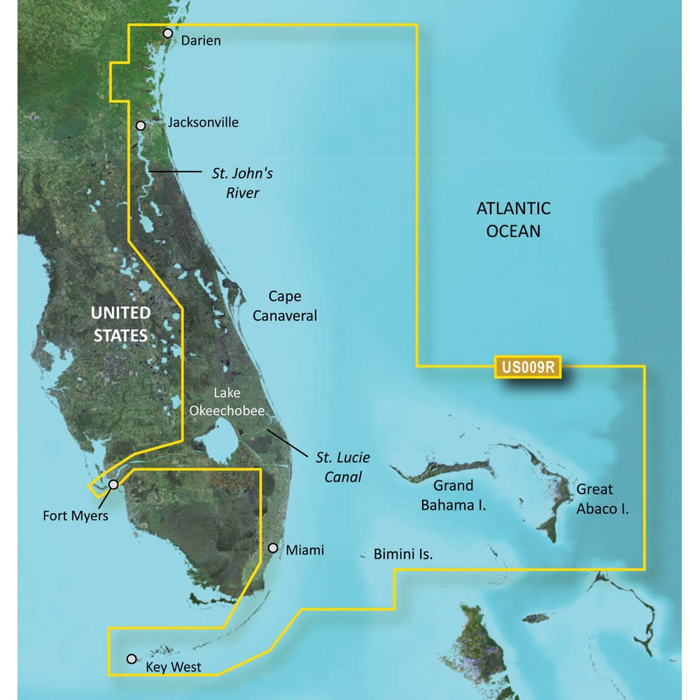 Garmin BlueChart® g3 Vision® HD - VUS009R - Jacksonville - Key West - microSD™/ SD™ - Cartography | Garmin BlueChart Vision - Garmin