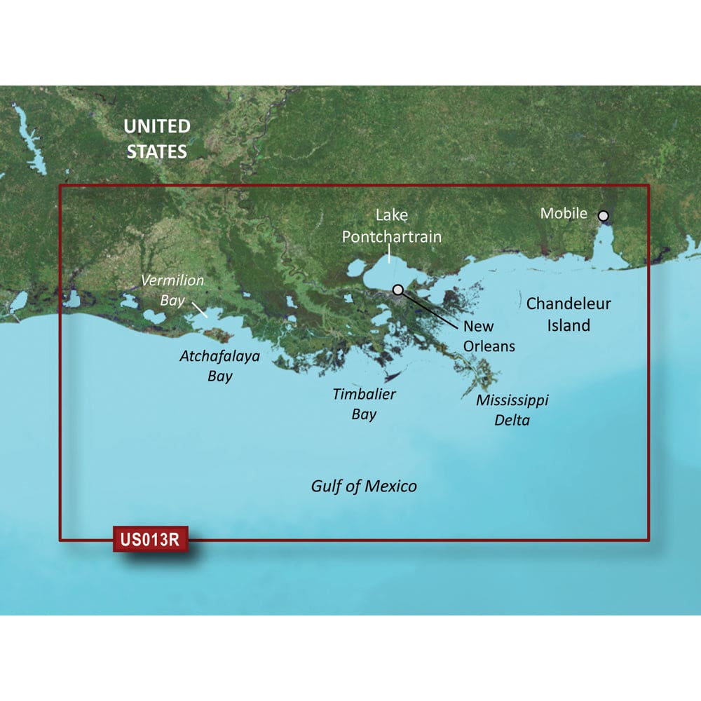 Garmin BlueChart® g3 Vision® HD - VUS013R - Mobile - Lake Charles - microSD™/ SD™ - Cartography | Garmin BlueChart Vision - Garmin