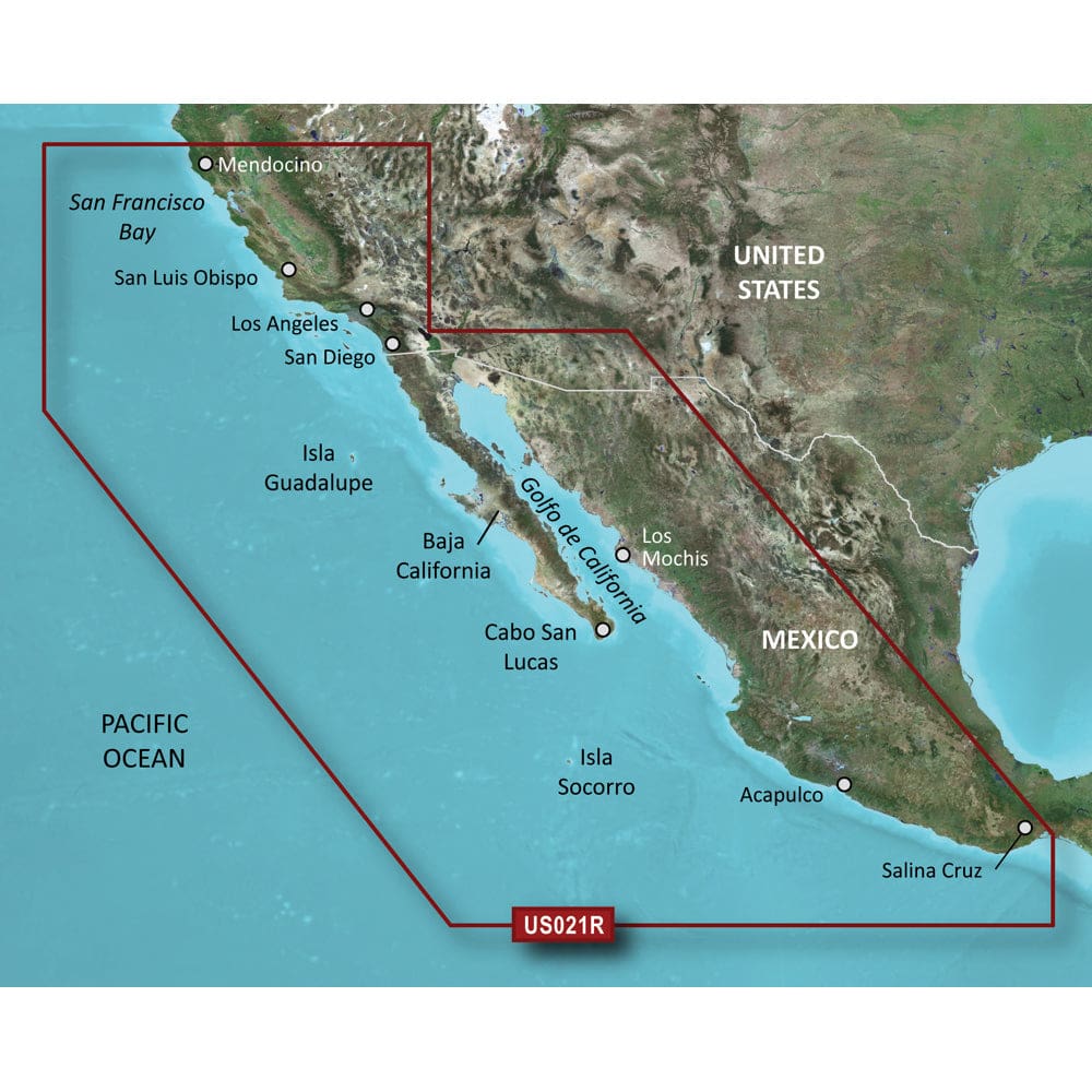 Garmin BlueChart® g3 Vision® HD - VUS021R - California-Mexico - microSD™/ SD™ - Cartography | Garmin BlueChart Vision - Garmin