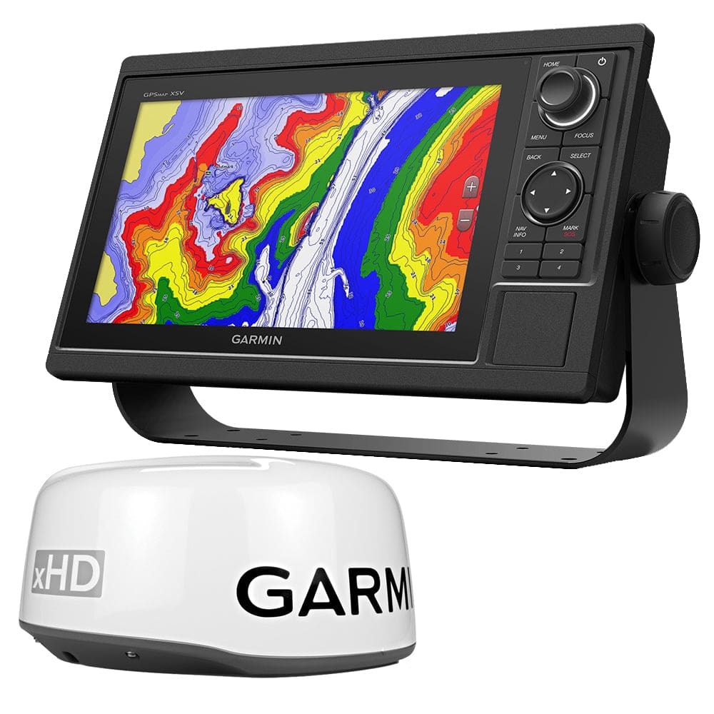 Garmin GPSMAP® 1042xsv Keyed Networking Combo - U.S. Canada Bahamas w/ GMR 18 xHD Radar - Marine Navigation & Instruments | GPS - Fishfinder