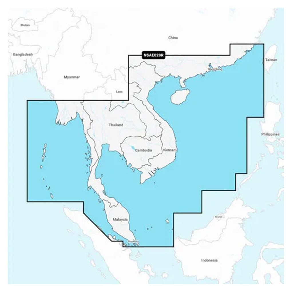 Garmin Navionics+ NSAE020R - South China & Andaman Seas - Marine Chart - Cartography | Garmin Navionics+ Foreign - Garmin