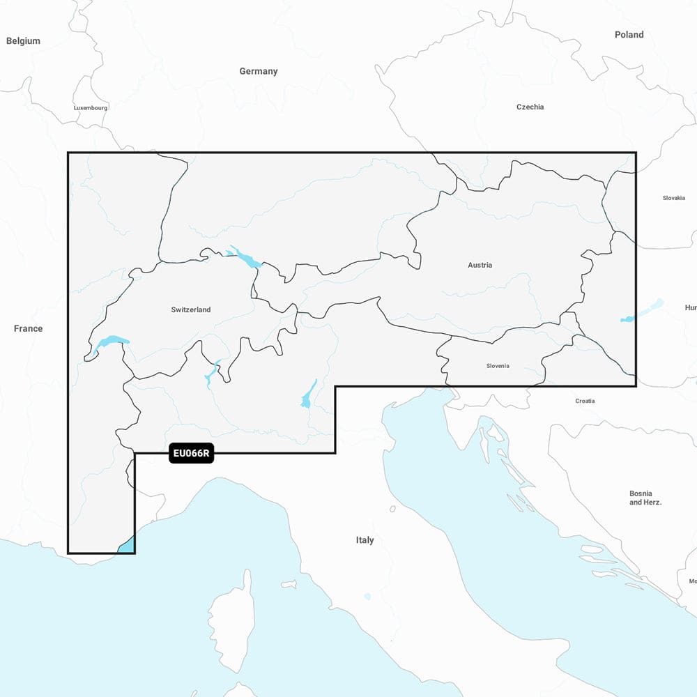 Garmin Navionics+ NSEU066R - Alpine Lakes & Rivers - Marine Chart - Cartography | Garmin Navionics+ Foreign - Garmin