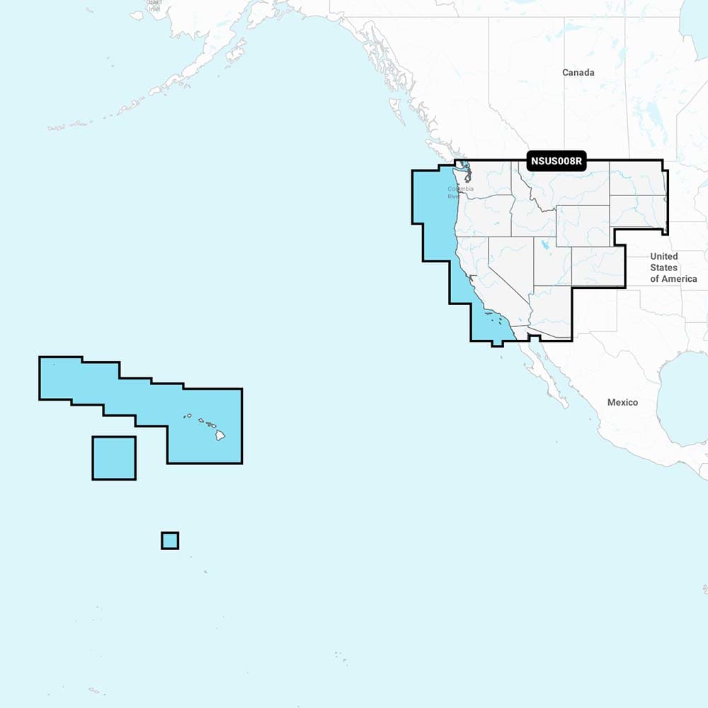 Garmin Navionics+™ NSUS008R U.S. West - Cartography | Garmin Navionics+ - Garmin