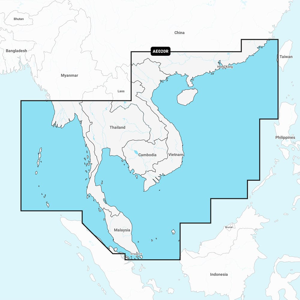 Garmin Navionics Vision+ NVAE020R - South China & Andaman Seas - Marine Chart - Cartography | Garmin Navionics Vision+ - Foreign - Garmin