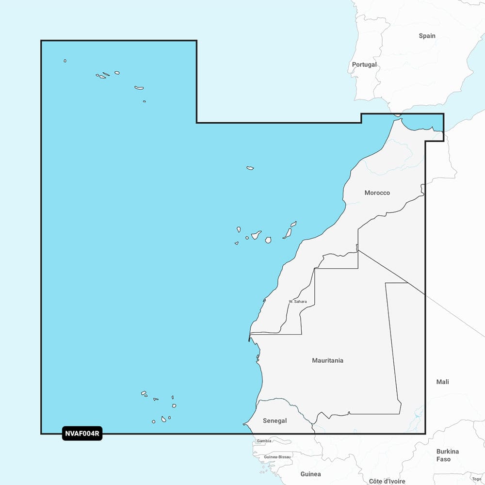 Garmin Navionics Vision+ NVAF004R - Africa Northwest - Marine Chart - Cartography | Garmin Navionics Vision+ - Foreign - Garmin