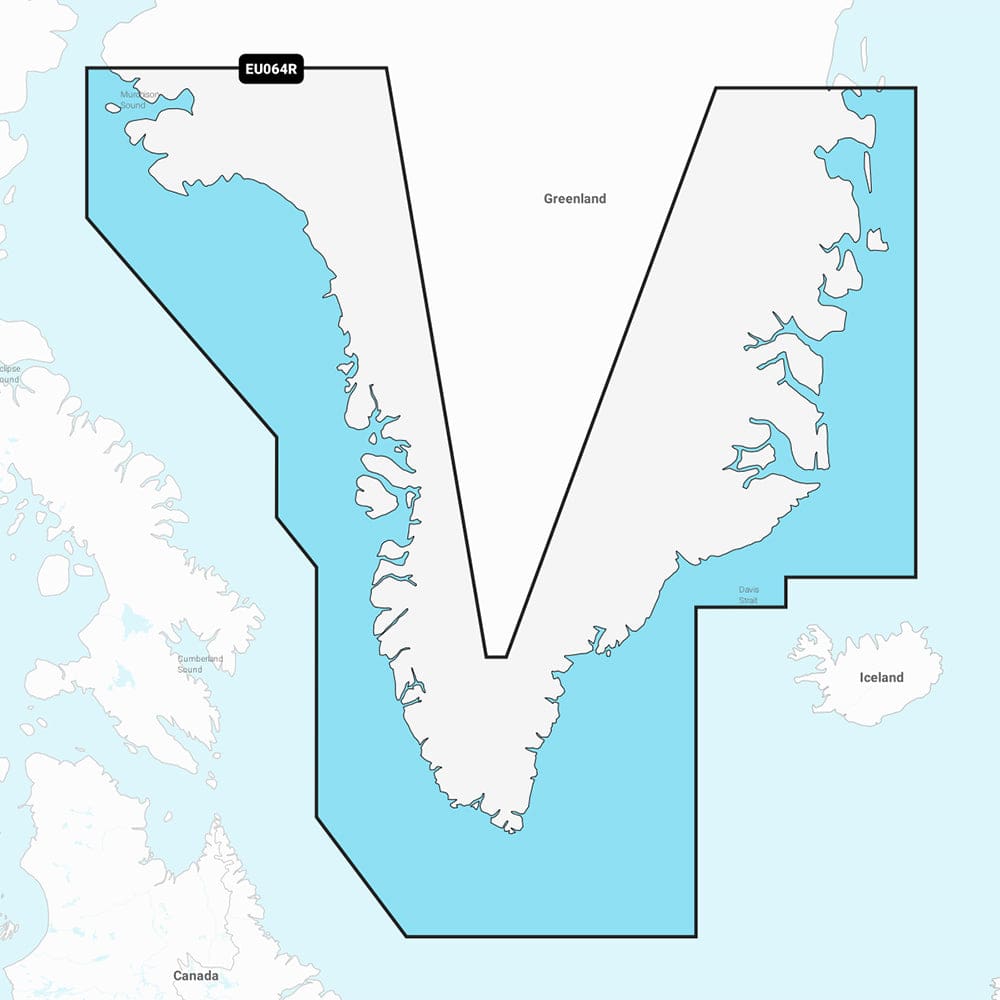 Garmin Navionics Vision+ NVEU064R - Greenland - Marine Chart - Cartography | Garmin Navionics Vision+ - Foreign - Garmin