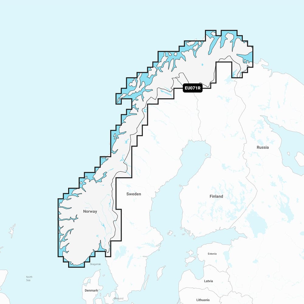 Garmin Navionics Vision+ NVEU071R - Norway Lakes & Rivers - Inland Marine Chart - Cartography | Garmin Navionics Vision+ - Foreign - Garmin
