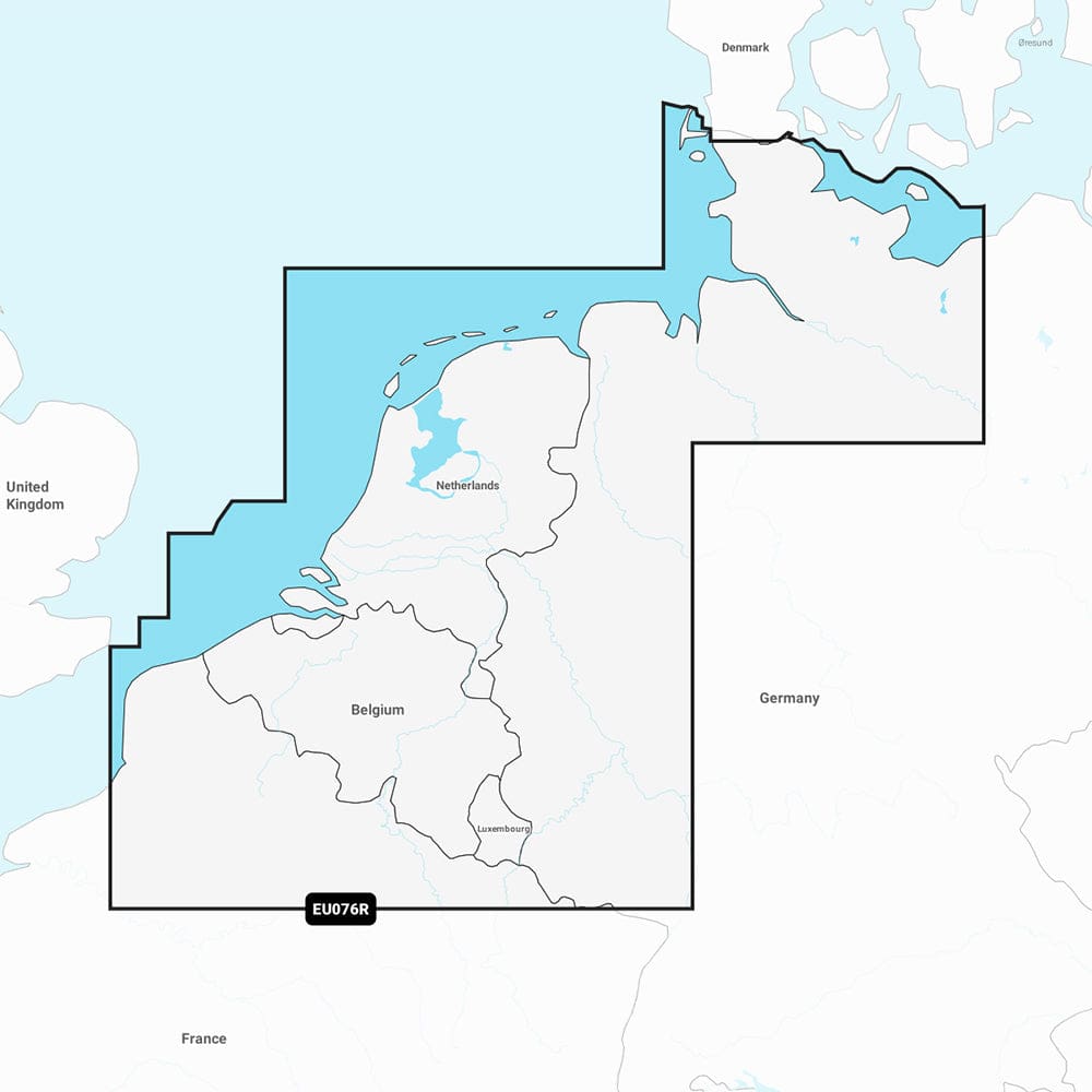 Garmin Navionics Vision+ NVEU076R - Benelux & Germany West - Marine Chart - Cartography | Garmin Navionics Vision+ - Foreign - Garmin