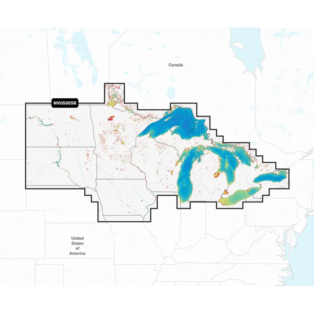 Garmin Navionics Vision+™ NVUS005R U.S. North - Cartography | Garmin Navionics Vision+ - Garmin