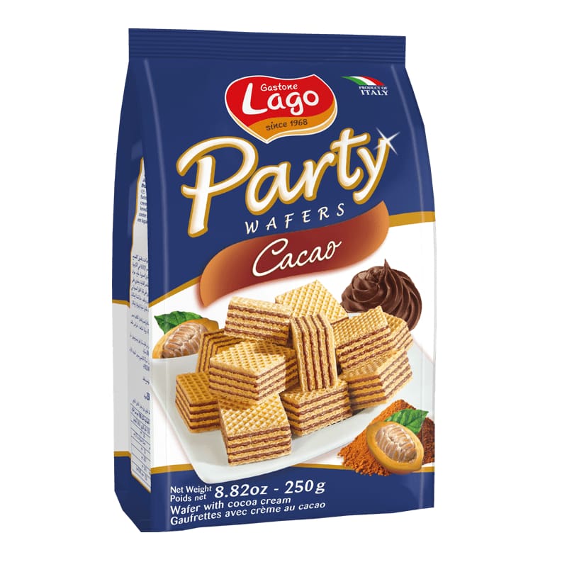 Gastone Lago Gastone Lago Cacao Wafers Party Bag, 8.82 oz