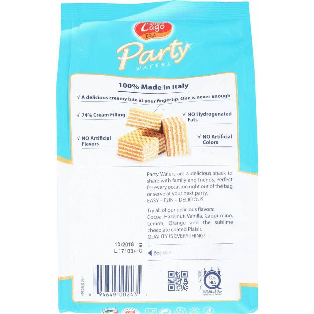 Gastone Lago Gastone Lago Vanilla Wafers Party Bag, 8.82 oz