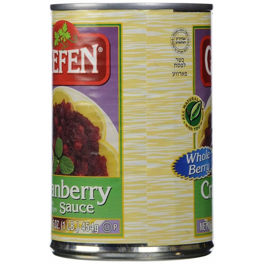 Gefen Gefen Cranberry Sauce Whole, 16 oz