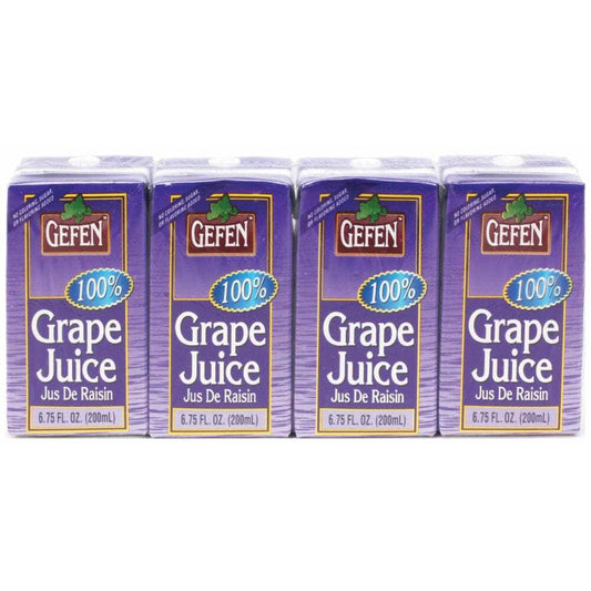 GEFEN GEFEN Grape Juice Box Brick 4 Pack, 27 oz