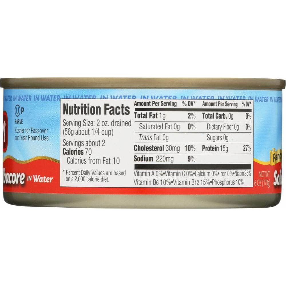 Gefen Gefen Water White Solid Albacore Tuna, 6 oz