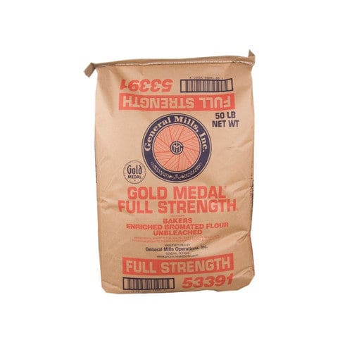 General Mills GM Full Strength Unbleached Flour 50lb - Baking/Flour & Grains - General Mills