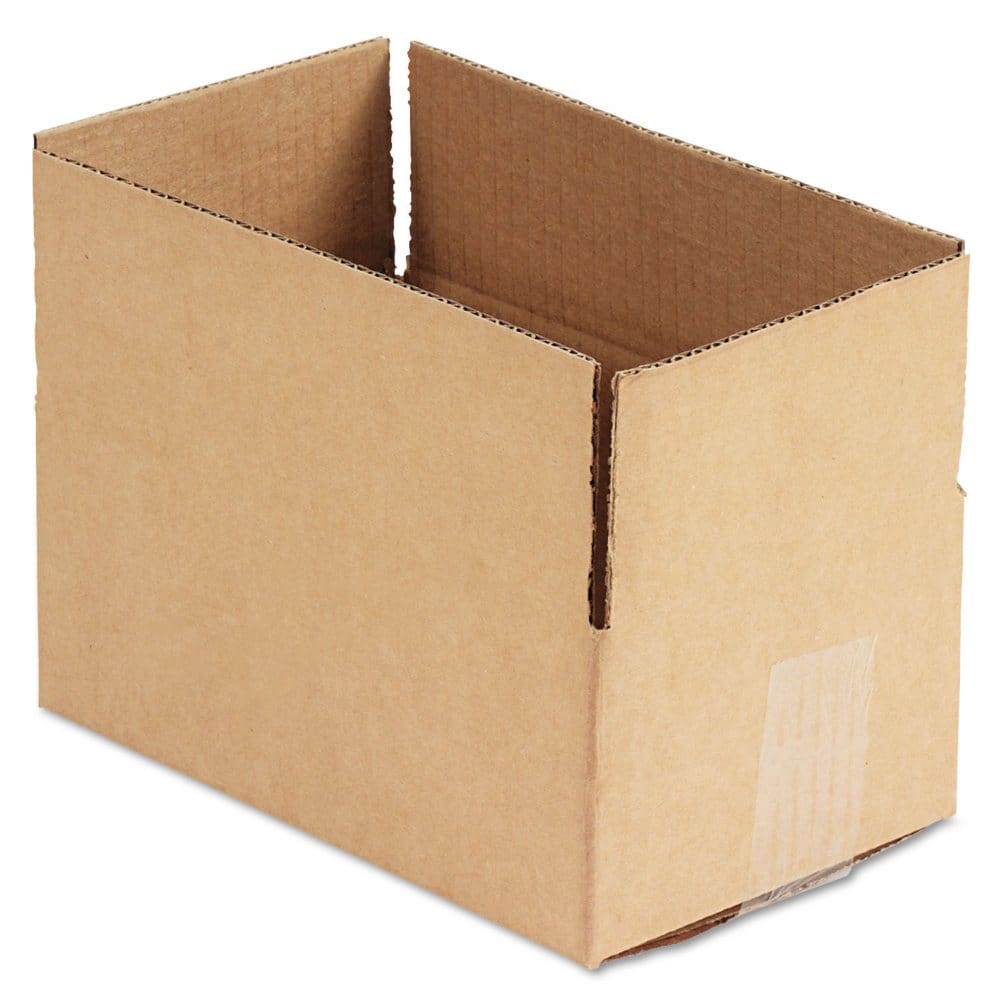 General Supply Brown Corrugated - Fixed-Depth Shipping Boxes 10 L x 6 W x 4 H 25/Bundle - Shipping & Moving Supplies - General