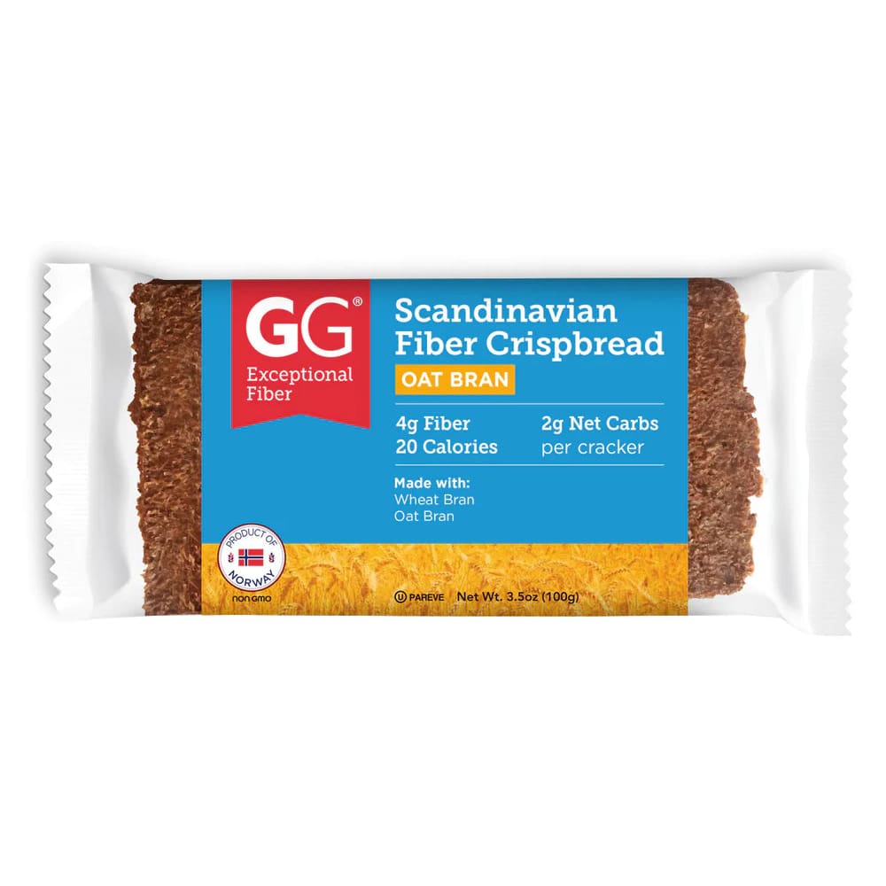 GG SCANDINAVIAN: Crispbread Oatbran 3.5 OZ (Pack of 5) - GG SCANDINAVIAN