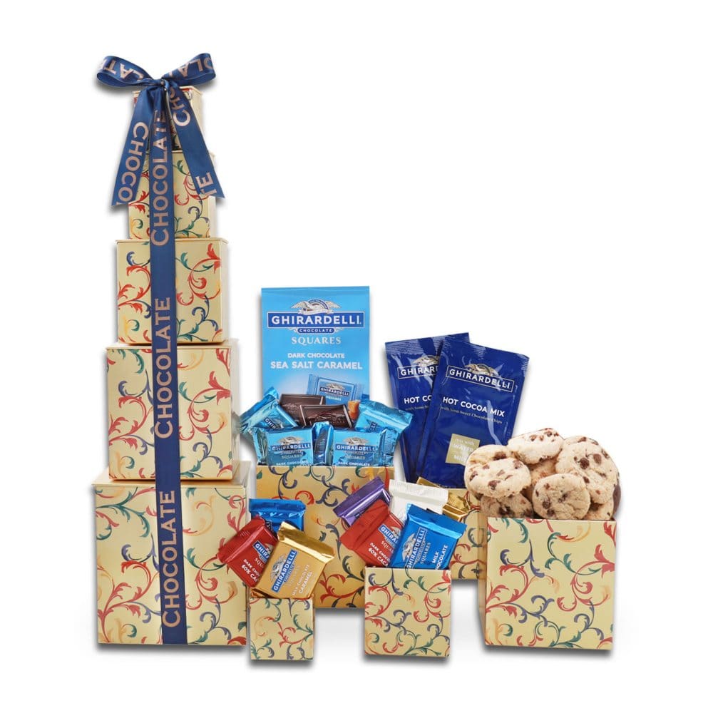 Ghirardelli Chocolate Gift Tower - Gifts $40+ - ShelHealth