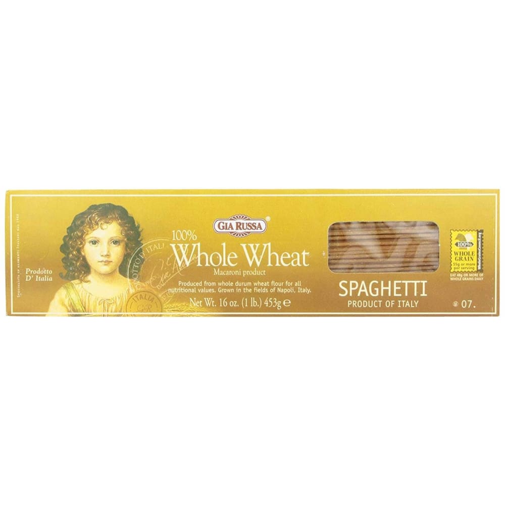 GIA RUSSA Grocery > Meal Ingredients > Noodles & Pasta GIA RUSSA Whole Wheat Spaghetti, 16 oz