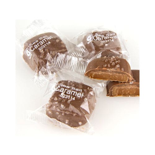 Giannios Candy Milk Chocolate Sea Salt Caramels 10lb - Candy/Chocolate Coated - Giannios Candy