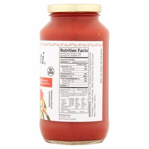 GIANNOTTI Grocery > Pantry > Pasta and Sauces GIANNOTTI: Sauce Marinara Orgnl, 26 oz