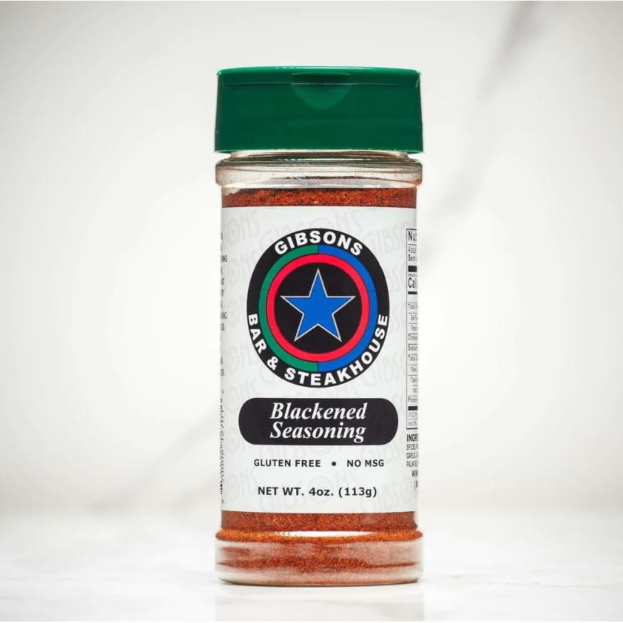 GIBSONS STEAKHOUSE BBQ SE: Seasoning Blackened 4 oz (Pack of 4) - GIBSONS STEAKHOUSE BBQ SE