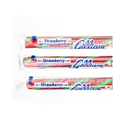 Gilliam Strawberry Candy Sticks 80ct - Candy/Novelties & Count Candy - Gilliam