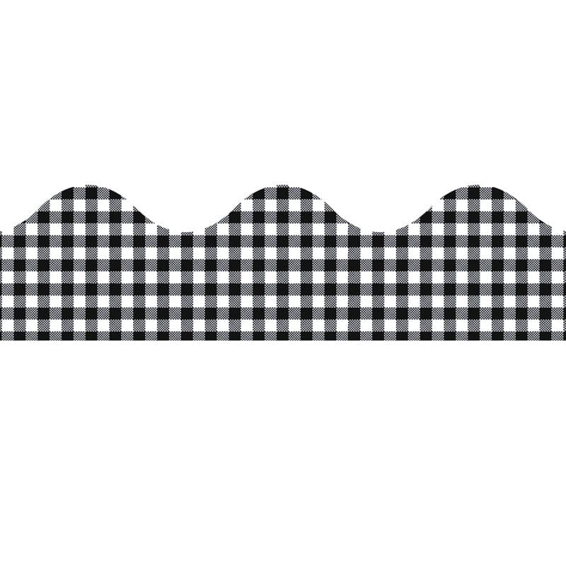 Gingham Extra Wide Deco Trim (Pack of 10) - Border/Trimmer - Eureka