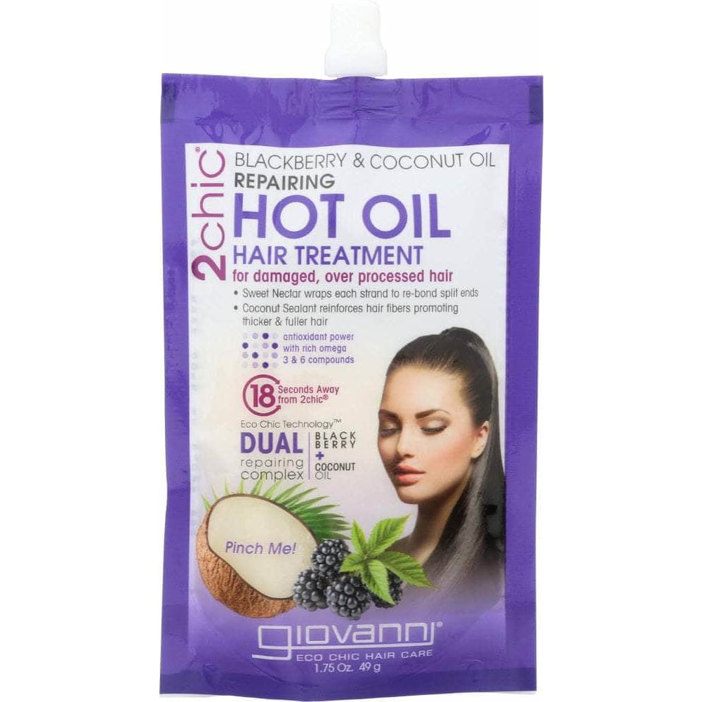 Giovanni Giovanni Cosmetics 2chic Repairing Hot Oil Hair Treatment Blackberry & Coconut Oil, 1.75 oz