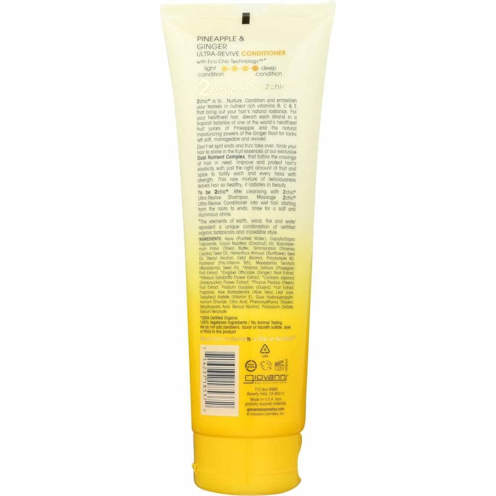 GIOVANNI Giovanni Cosmetics 2Chic Ultra-Revive Conditioner Pineapple & Ginger, 8.5 Oz