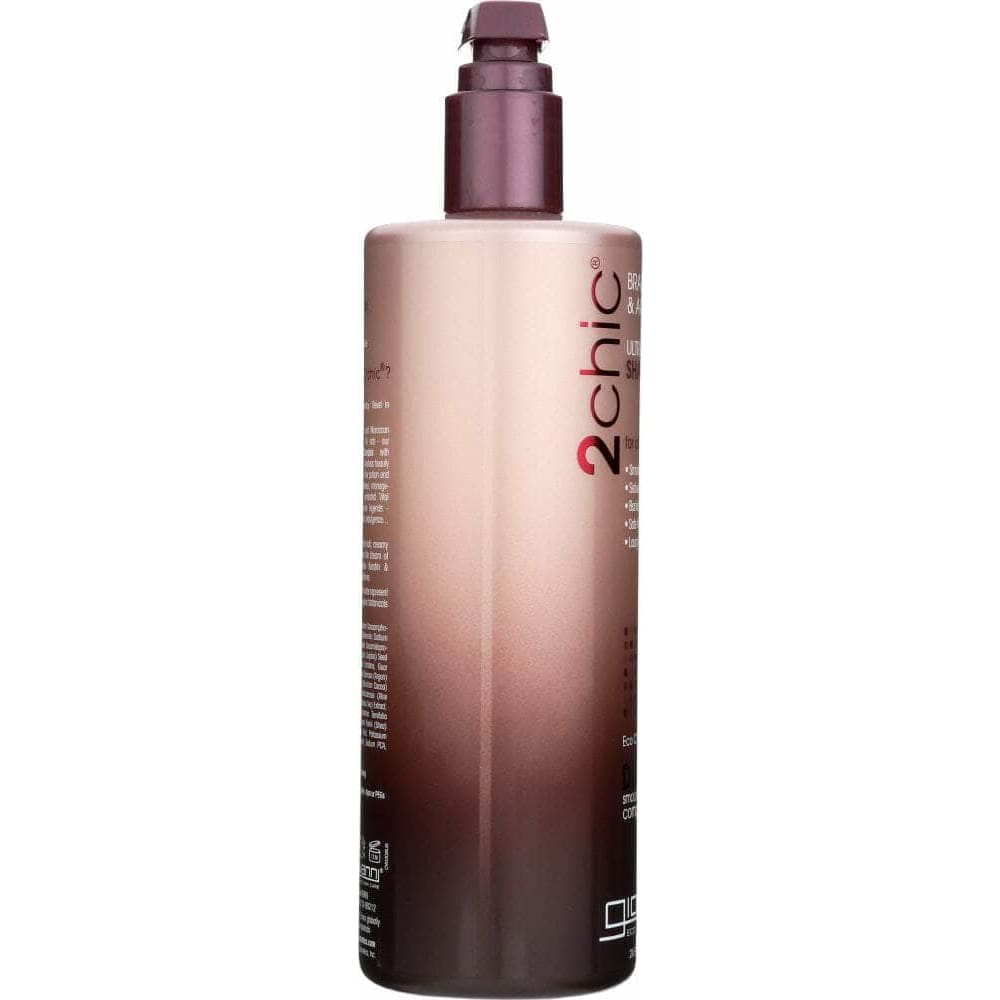 GIOVANNI Giovanni Cosmetics 2Chic Ultra-Sleek Shampoo Brazilian Keratin & Argan Oil, 24 Oz