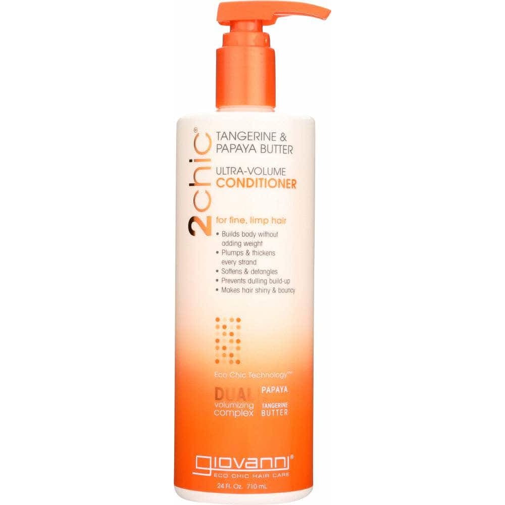 Giovanni Giovanni Cosmetics 2chic Ultra-Volume Conditioner Tangerine & Papaya Butter, 24 oz