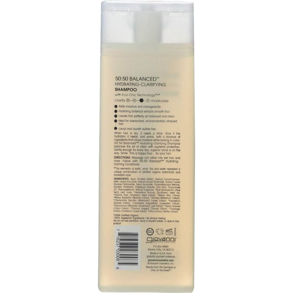 GIOVANNI COSMETICS Giovanni Cosmetics 50 50 Balance Shampoo, 8.5 Oz