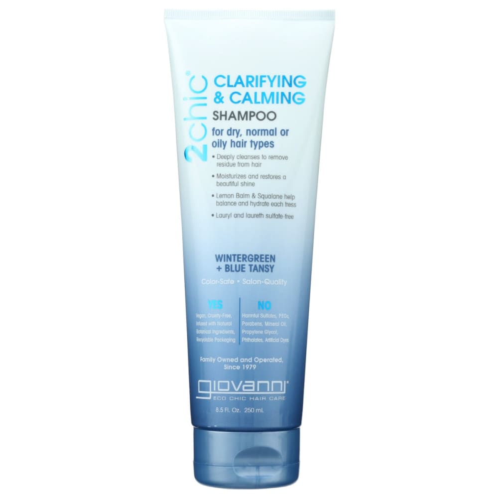 GIOVANNI COSMETICS: Shampoo Clarify Calming 8.5 OZ (Pack of 4) - Beauty & Body Care > Hair Care > Shampoo & Shampoo Combinations - GIOVANNI