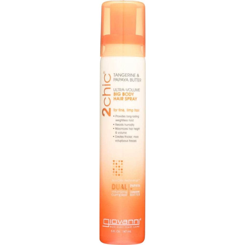 Giovanni Giovanni Cosmetics Tangerine & Papaya Butter Ultra Volume Big Body Hair Spray, 5 oz