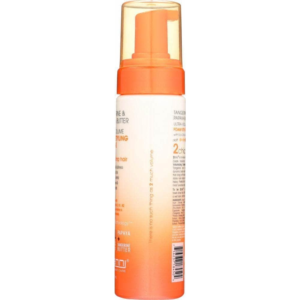 Giovanni Giovanni Cosmetics Ultra Volume Tangerine and Papaya Butter Foam Styling Mousse, 7 oz